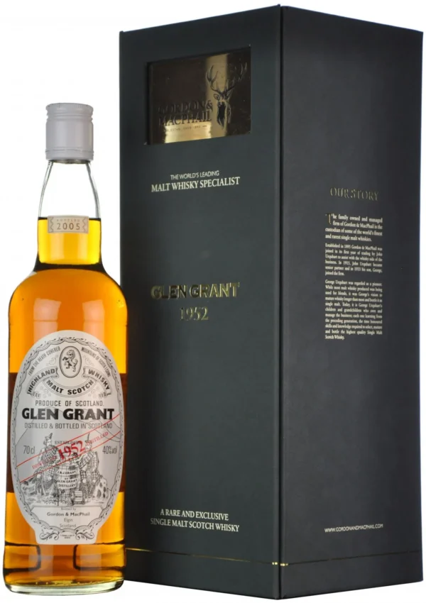 Glen Grant 1952 52 Year Old Gordon & MacPhail