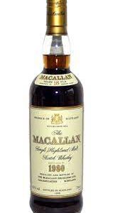 Macallan 18 1980 18 Year Old Gran Reserva