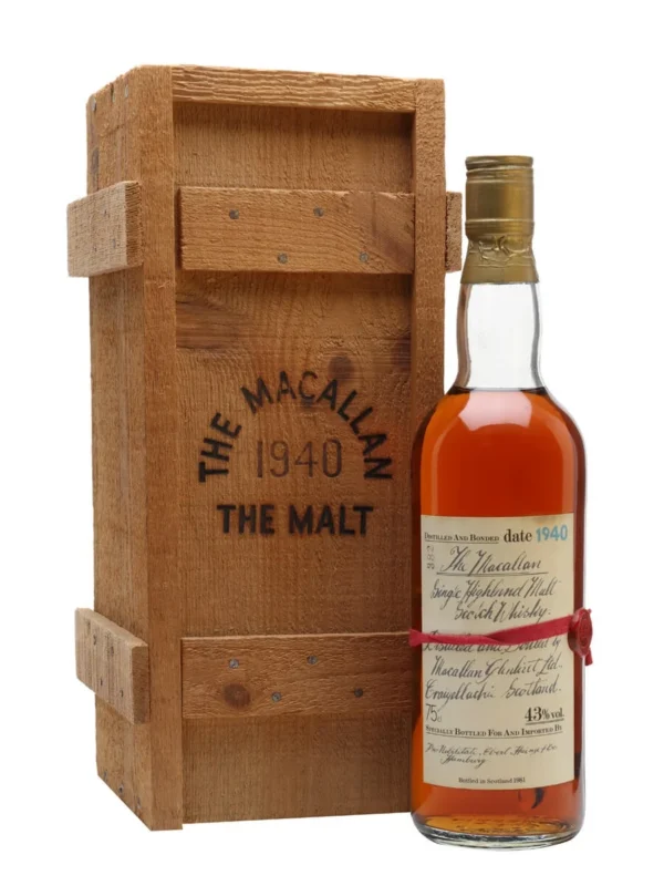 Macallan 1940 Single Malt 35 Year Old